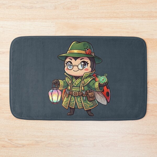 Item preview, Kawaii Steampunk Ladybug Detective - Investigator Anime Mascot Art designed and sold by WalterAdd.
