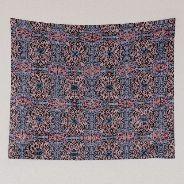 Item preview, Intricate Tribal Symmetry Psychedelic Mandala Pattern designed and sold by Seamlessly Buffalo.