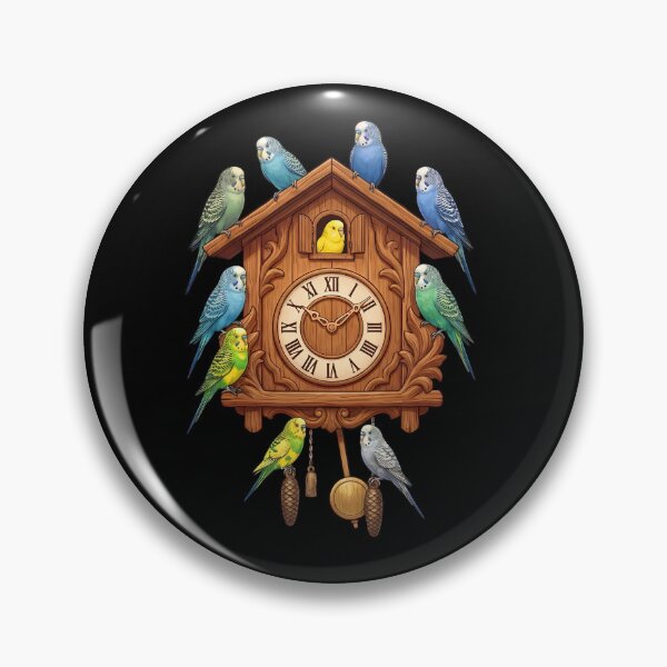 Item preview, Funny Budgerigar Parrot Clock Mom Dad Lover designed and sold by TerryConnells.