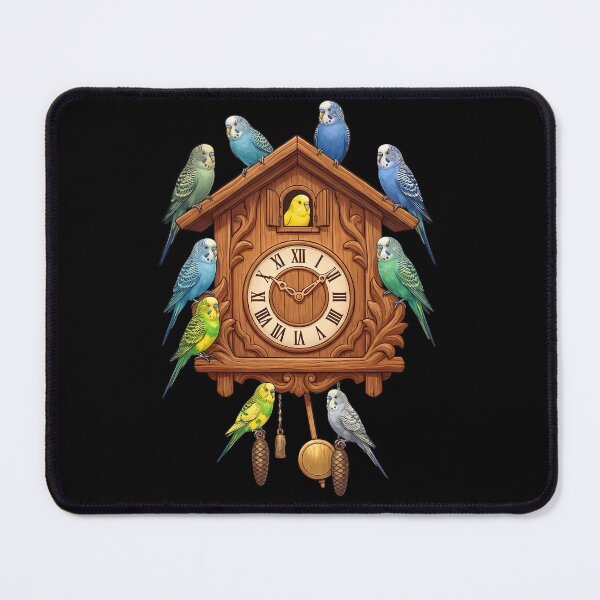 Item preview, Funny Budgerigar Parrot Clock Mom Dad Lover designed and sold by TerryConnells.