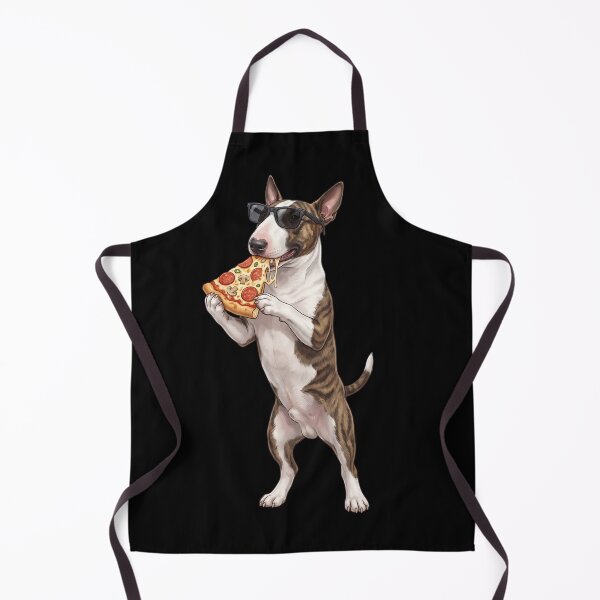Item preview, Funny Bull Terrier Eating Pizza Dog Mom Dad Lover designed and sold by TerryConnells.