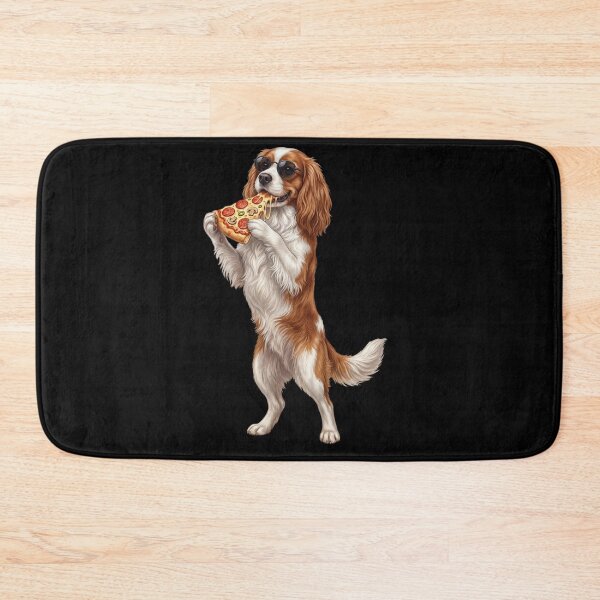 Item preview, Funny Cavalier King Charles Spaniel Eating Pizza Dog Mom Dad Lover designed and sold by TerryConnells.