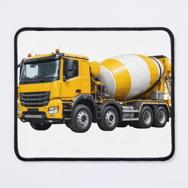 Item preview, Yellow Concrete Mixer Truck Illustration – Construction Vehicle Art designed and sold by Radekku.