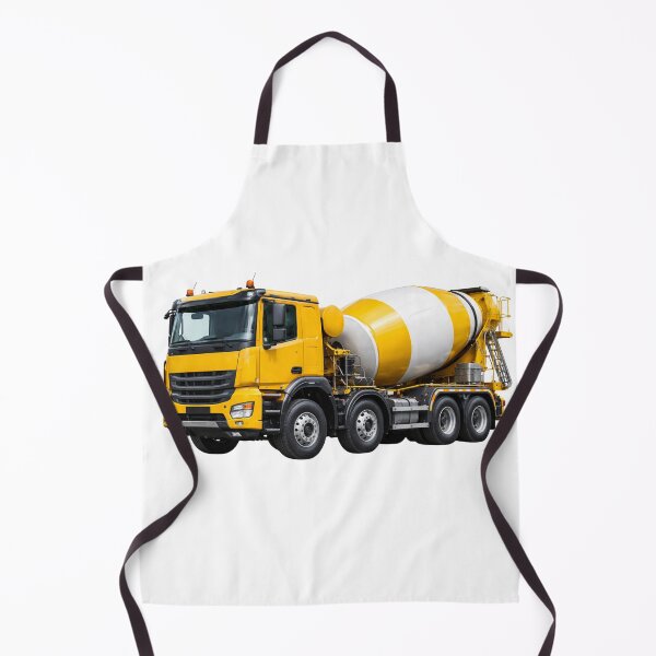 Item preview, Yellow Concrete Mixer Truck Illustration – Construction Vehicle Art designed and sold by Radekku.