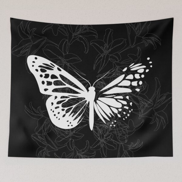Item preview, Broken Butterfly Dark Floral Aesthetic designed and sold by GraveyardGlam.