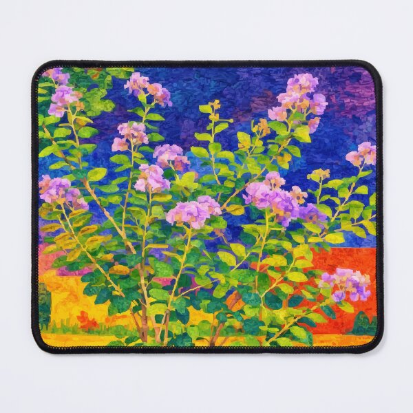 Item preview,  Myrtle Tree Collage – Colorful Botanical Children’s Illustration designed and sold by SWSandraWechner.
