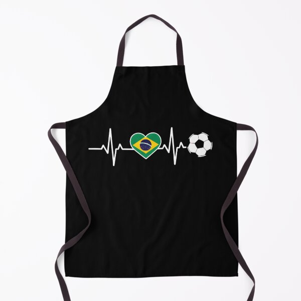 Item preview, Brasil Football Heartbeat | Seleção Canarinho Soccer Fan designed and sold by dudelinart.