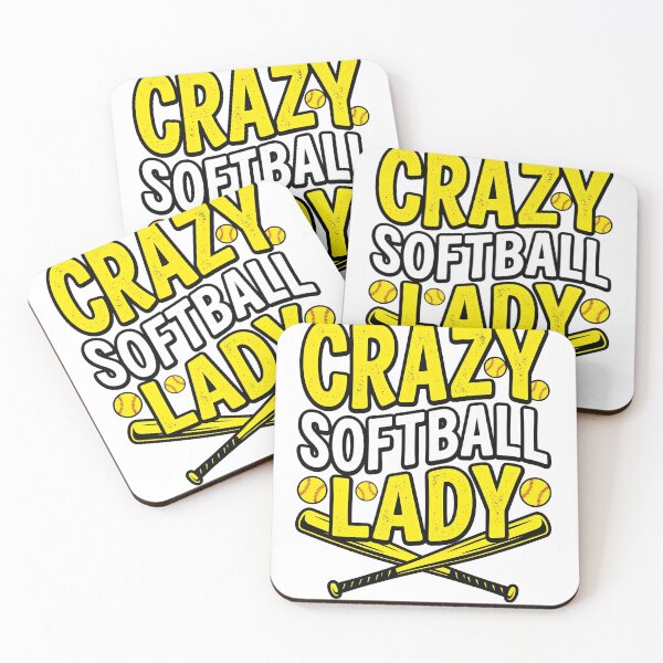 Item preview, Crazy Softball Lady Game Day Matching Group Funny Team Player designed and sold by NADIASHOP86.