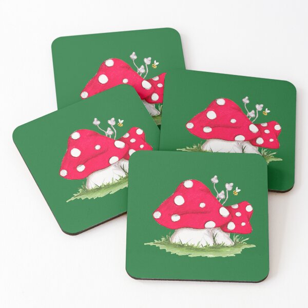 Item preview, happy toadstools designed and sold by madlittlepixie.