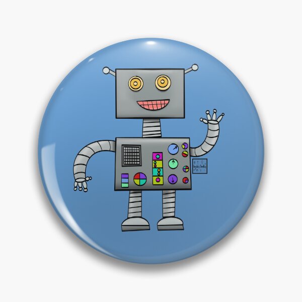 Item preview, Rob the robot designed and sold by Angela’s Doodles.