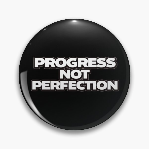Item preview, Progress Not Perfection Motivation Mindset Shirt designed and sold by Papier Atelier Art.