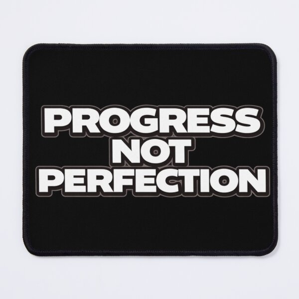 Item preview, Progress Not Perfection Motivation Mindset Shirt designed and sold by Papier Atelier Art.