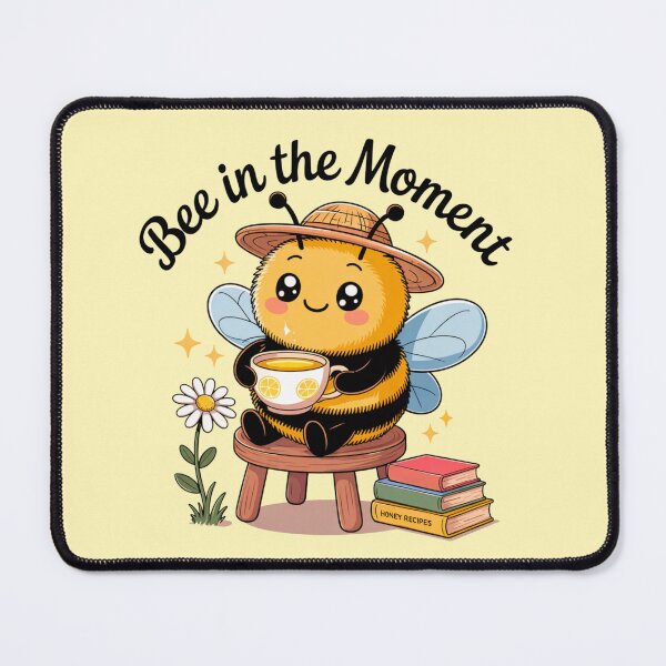 Item preview, Bee in the Moment Cute Bee Design | Cozy Kawaii Bee Tea Lover Gift designed and sold by PurpleJelly.