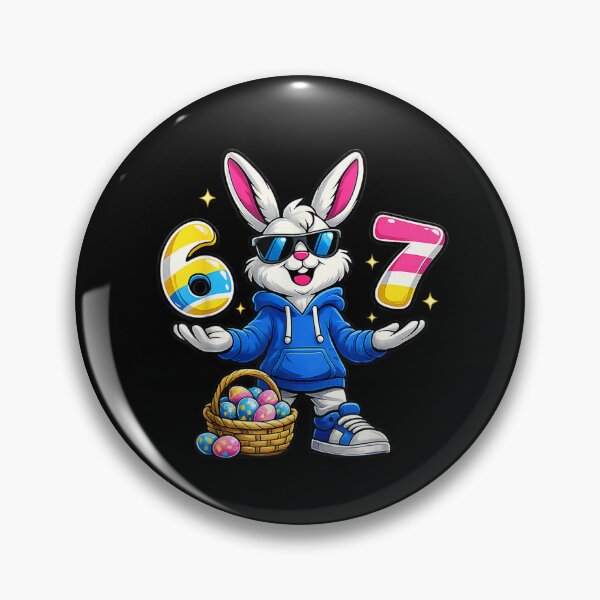 Item preview, Six Seven 67 Easter 6 7 Bunny Basket Stuffers Boys Kids 6-7 designed and sold by Juansustait.