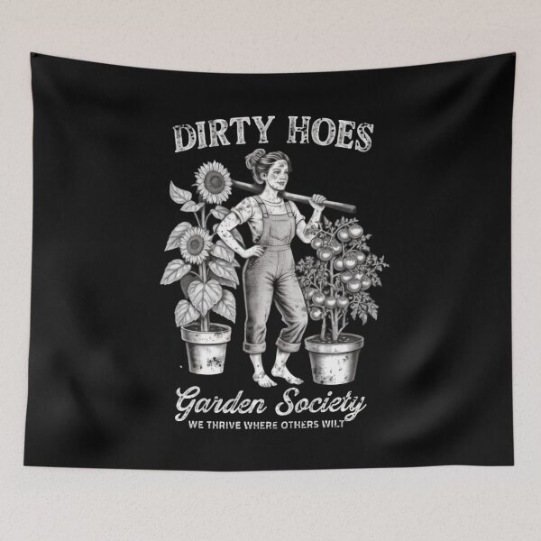 Item preview, Dirty hoes garden society  designed and sold by SkeletonsDanger.