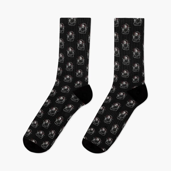 Item preview, Grim Reaper Music Producer Gothic Gamer Aesthetic Embroidery Design designed and sold by ColorSplash123.