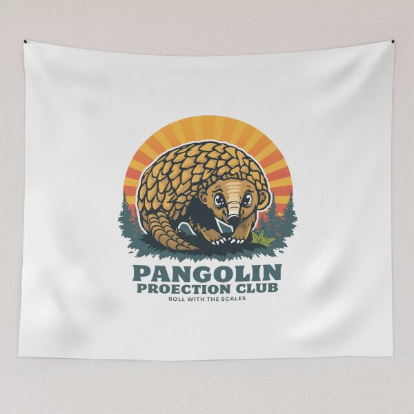 Item preview, Pangolin Protection Club – Armor With Heart designed and sold by KapiPrint.