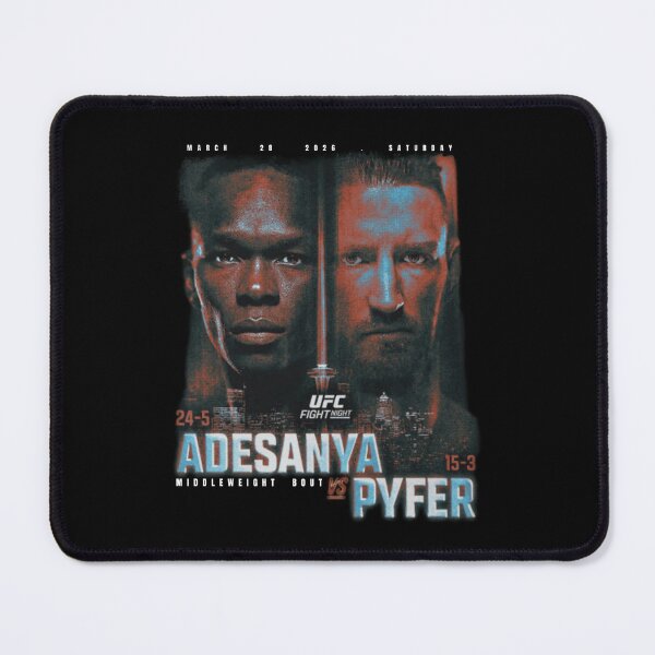 Item preview, Israel Adesanya Vs Joe Pyfer UFC Fight Night 2026 Match Up designed and sold by JeyVel.
