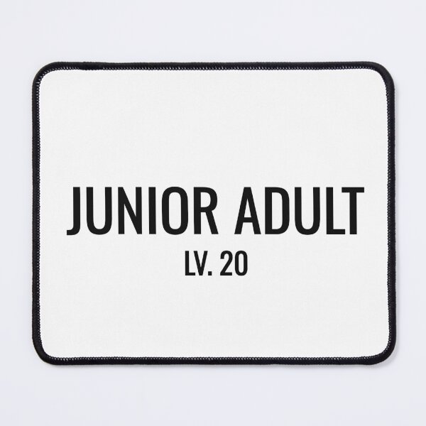 Item preview, Junior Adult Lv.20 Funny Life RPG Tee designed and sold by low battery meme design.