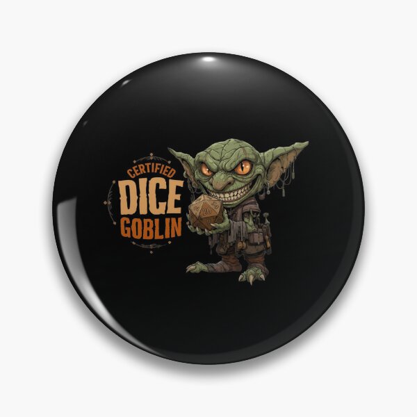 Item preview, Certified Dice Goblin Tabletop Roleplaying D20 Design designed and sold by Fenay Designs.