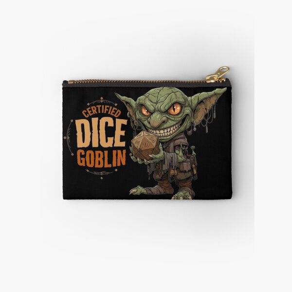 Item preview, Certified Dice Goblin Tabletop Roleplaying D20 Design designed and sold by Fenay Designs.