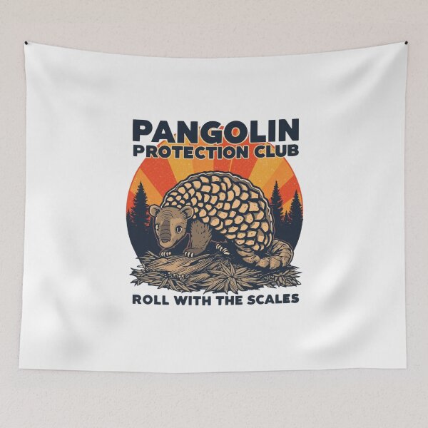Item preview, Pangolin Protection Club – Armor With Heart designed and sold by KapiPrint.