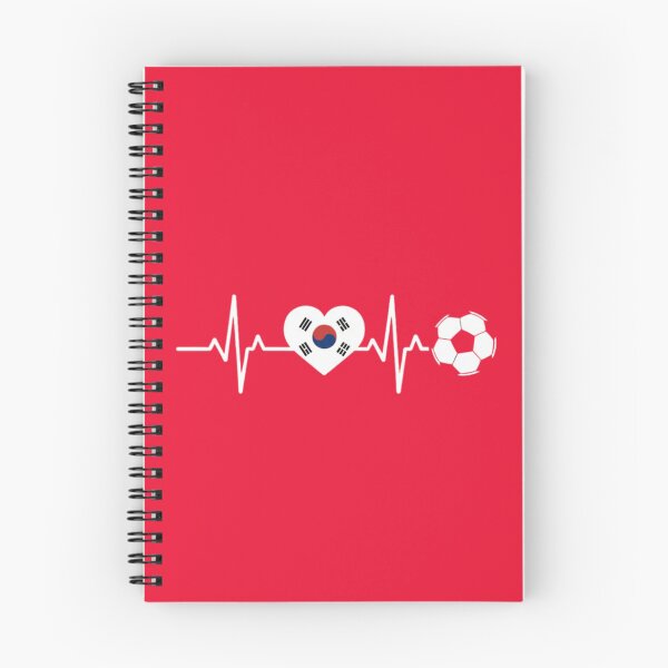 Item preview, South Korea Football Heartbeat | Taegeuk Warriors Soccer Fan designed and sold by dudelinart.