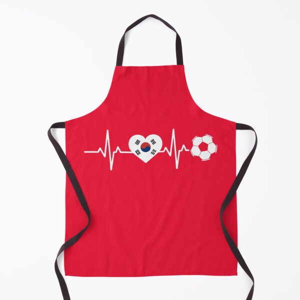 Item preview, South Korea Football Heartbeat | Taegeuk Warriors Soccer Fan designed and sold by dudelinart.