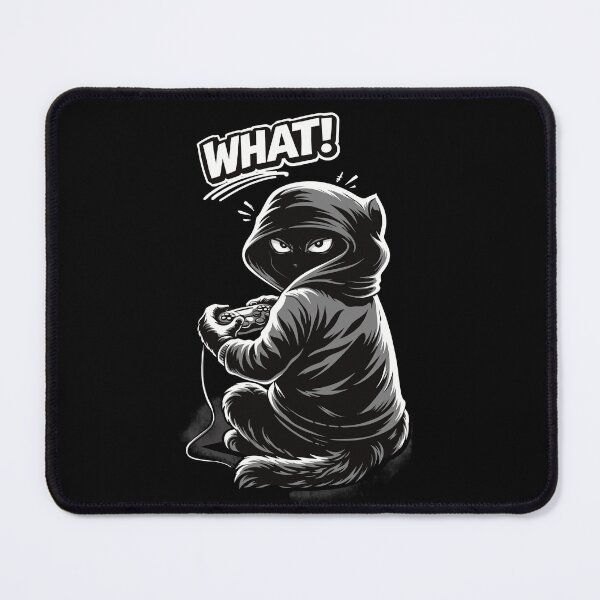 Item preview, What Cat Gamer Funny Gaming Meme Angry Cat Gamer Hoodie Cat Video Game Design designed and sold by MonNoir.