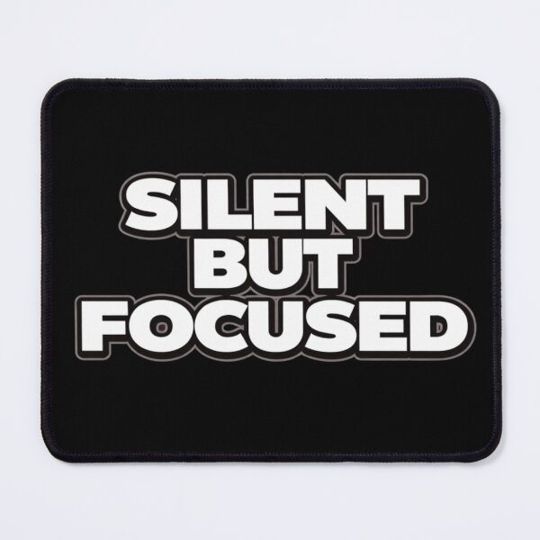 Item preview, Silent But Focused Discipline Mindset Shirt designed and sold by Papier Atelier Art.