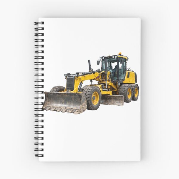 Item preview, Heavy Construction Motor Grader  Roadwork Machinery Illustration designed and sold by Radekku.
