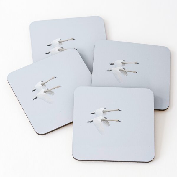 Item preview, A Pair of Tundra Swans in flight 3-20-2026 designed and sold by Thomasyoung.