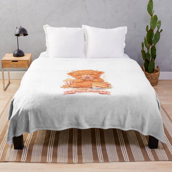 Item preview, Snack Mode – Highland Cow designed and sold by Creative and Humorous Arts.