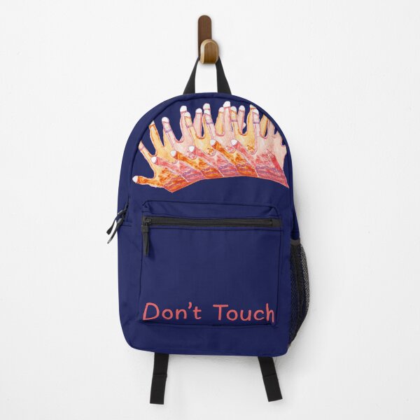 Item preview, Don’t Touch Hands Illustration - Whimsical Naive Art designed and sold by nimbfeja.