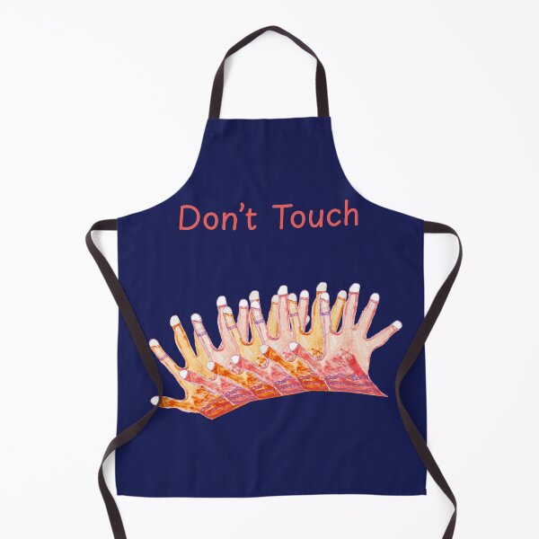 Item preview, Don’t Touch Hands Illustration - Whimsical Naive Art designed and sold by nimbfeja.