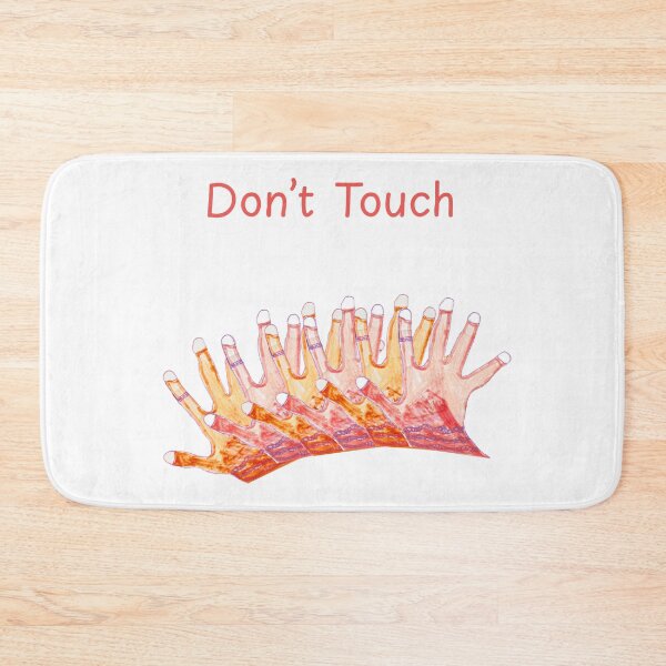 Item preview, Don’t Touch Hands Illustration - Whimsical Naive Art designed and sold by nimbfeja.