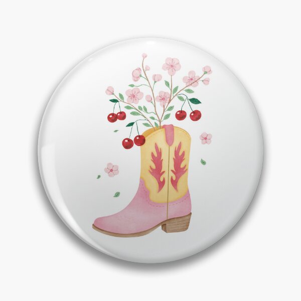 Item preview, Cowgirl Boots Desert Bloom Illustration designed and sold by magicstorytale.