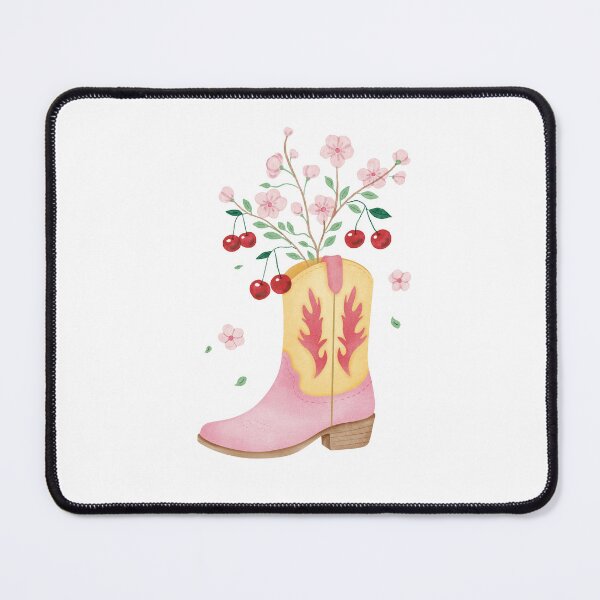 Item preview, Cowgirl Boots Desert Bloom Illustration designed and sold by magicstorytale.