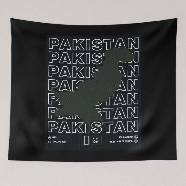 Item preview, Pakistan Minimal Map designed and sold by Atlas-Array.