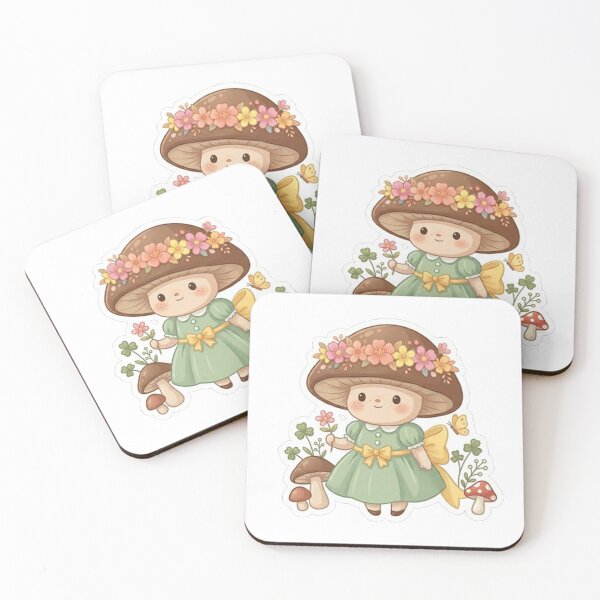Item preview, Cute Flower Mushroom fairys 2 designed and sold by sanawnaw154.