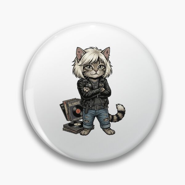 Item preview, Blondie Tribute Cat with Records designed and sold by henryavincnt.