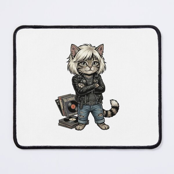 Item preview, Blondie Tribute Cat with Records designed and sold by henryavincnt.