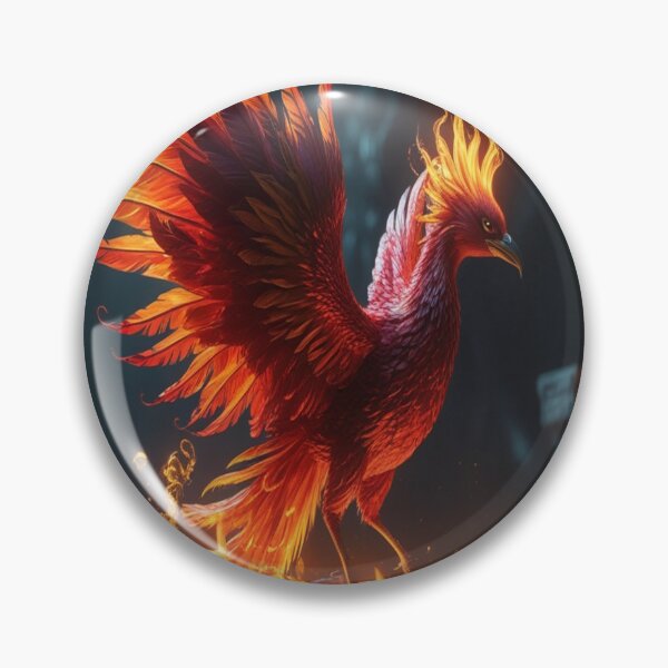 Item preview, Mythical Phoenix Bird – Exotic Fire Bird Rising Fantasy Design designed and sold by Max Store.