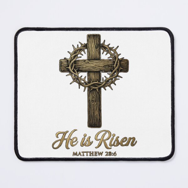 Item preview, Easter Cross He Is Risen Jesus Christian | Faithful Easter Resurrection Men Women Kids Youth Art Design designed and sold by MyTeeSh.