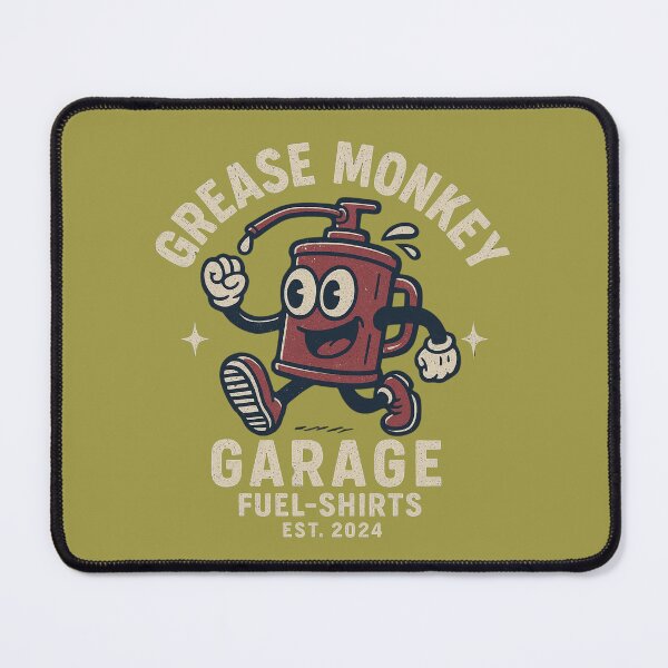 Item preview, Vintage Grease Monkey Garage Shirt designed and sold by Fuel-Shirts.