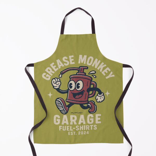 Item preview, Vintage Grease Monkey Garage Shirt designed and sold by Fuel-Shirts.
