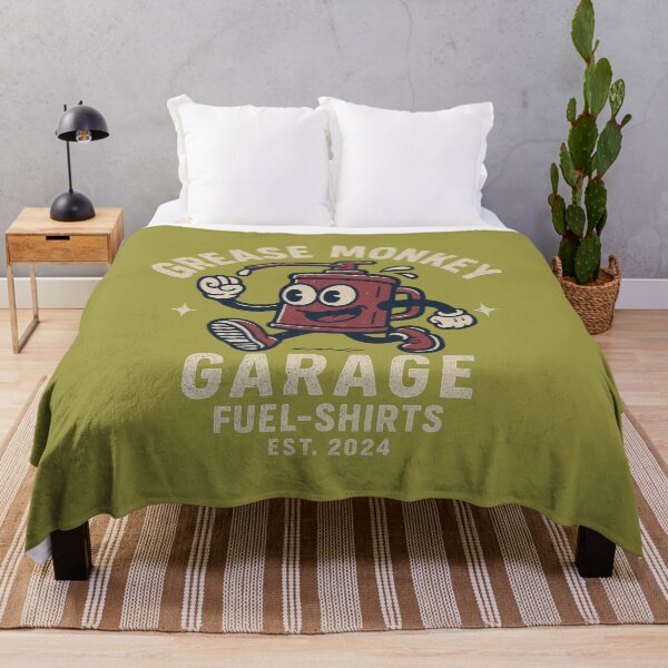Item preview, Vintage Grease Monkey Garage Shirt designed and sold by Fuel-Shirts.