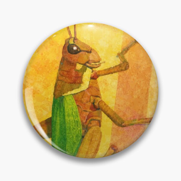 Item preview, Grasshopper I, Collage – Colorful Children’s Illustration designed and sold by SWSandraWechner.