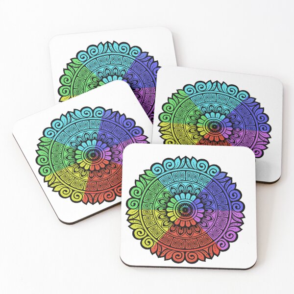 Item preview, Rainbow Spectrum Mandala Art designed and sold by Nehahabib.