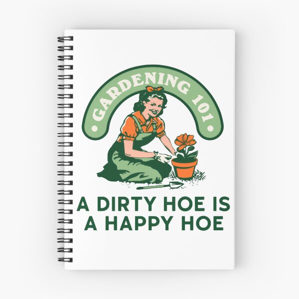 Item preview, A Dirty Hoe Is A Happy Hoe Funny Gardening Quote designed and sold by SkeletonsDanger.